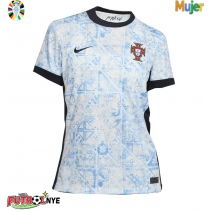 Camiseta Portugal Visitante Equipación para mujer Eurocopa 2024 manga corta